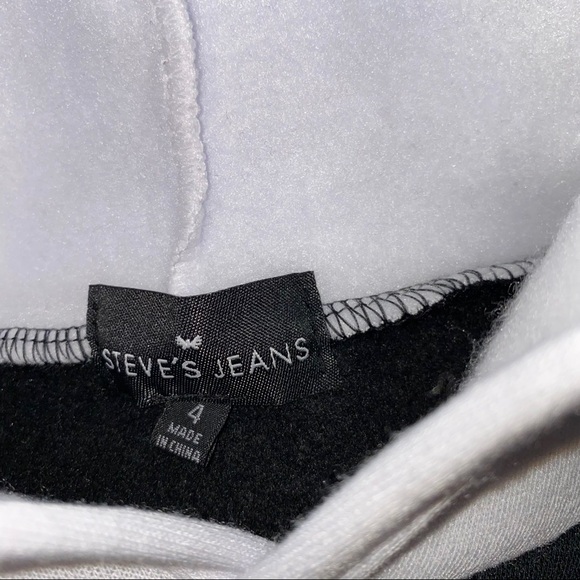 Steve’s Jeans kids social distance hoodie Sz 4 - Picture 3 of 3